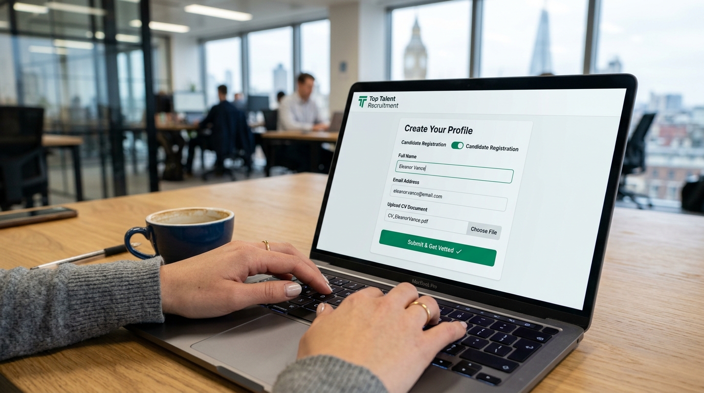 Candidate Registration & Profile Vetting on Top Talent Recruitment